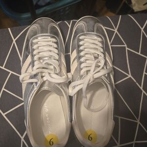 Silver and White Sneakers MADDEN GIRL